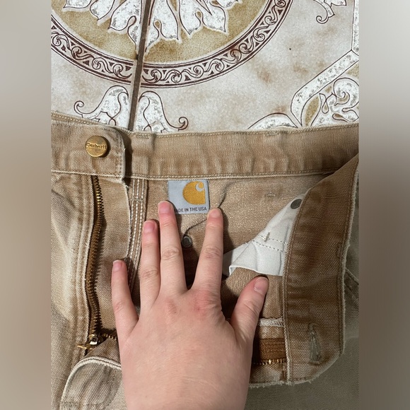 Vintage Distressed 90s Carhartt Carpenter Pants - Picture 6 of 10